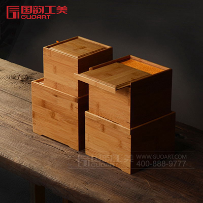 时尚便捷迷你木质茶叶礼品盒木盒定做