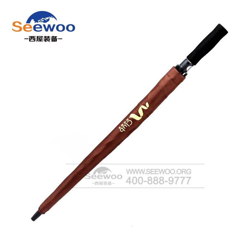 红色直杆伞 耐用耐高温晴雨伞 厂家定制