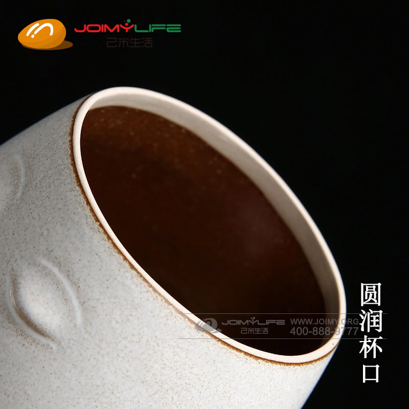 上业陶瓷水杯 粗陶杯子大容量咖啡杯定制