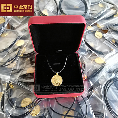 肯德基足金纪念章吊坠定制 公司礼品定制 工厂定制