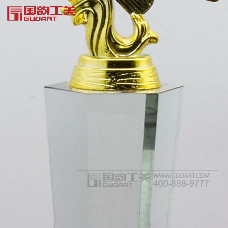 LG数码科技有限公司金属水晶奖杯定做
