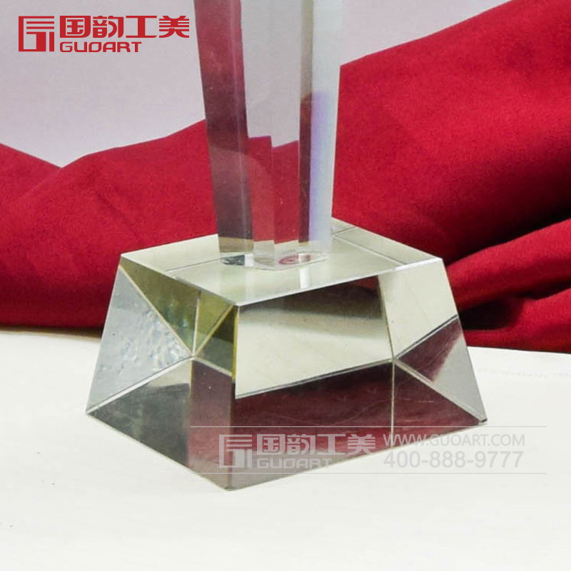 LG数码科技有限公司金属水晶奖杯定做