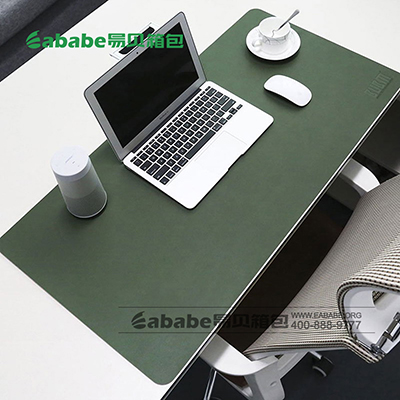 BUBM必优美 新款游戏键盘鼠标垫桌面垫定制（墨绿色）