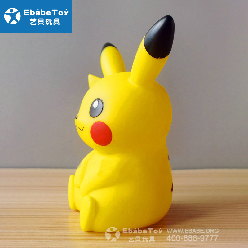 动漫摆件 神奇宝贝皮卡丘塑胶玩具 定做