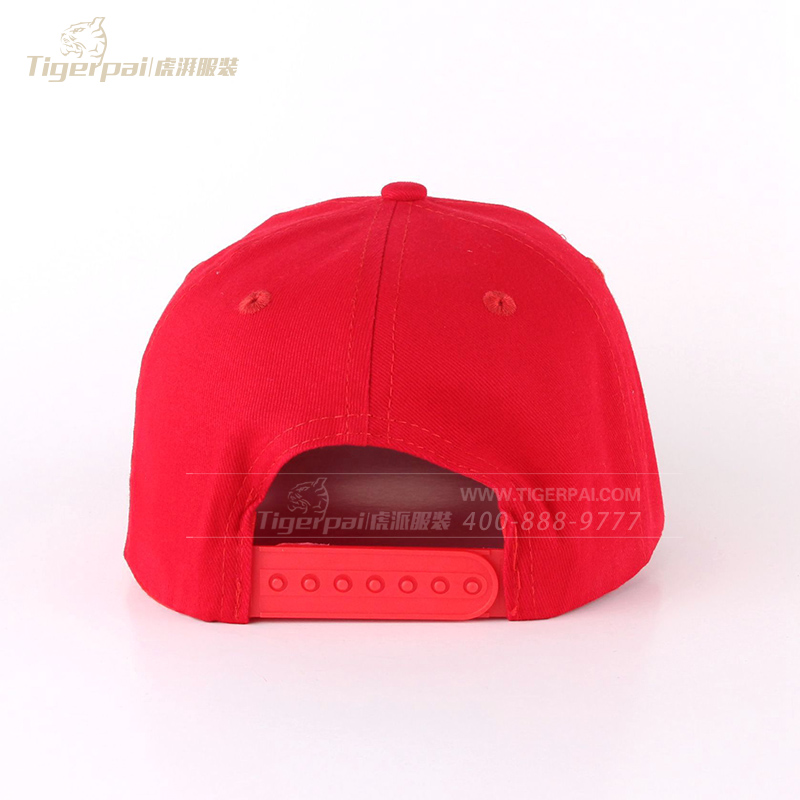 时尚红色刺绣棒球帽 休闲旅游太阳帽 订做印logo
