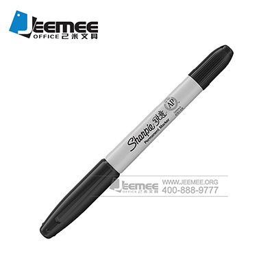彩笔记号笔 防褪色双头黑色记号笔 厂家批量定制