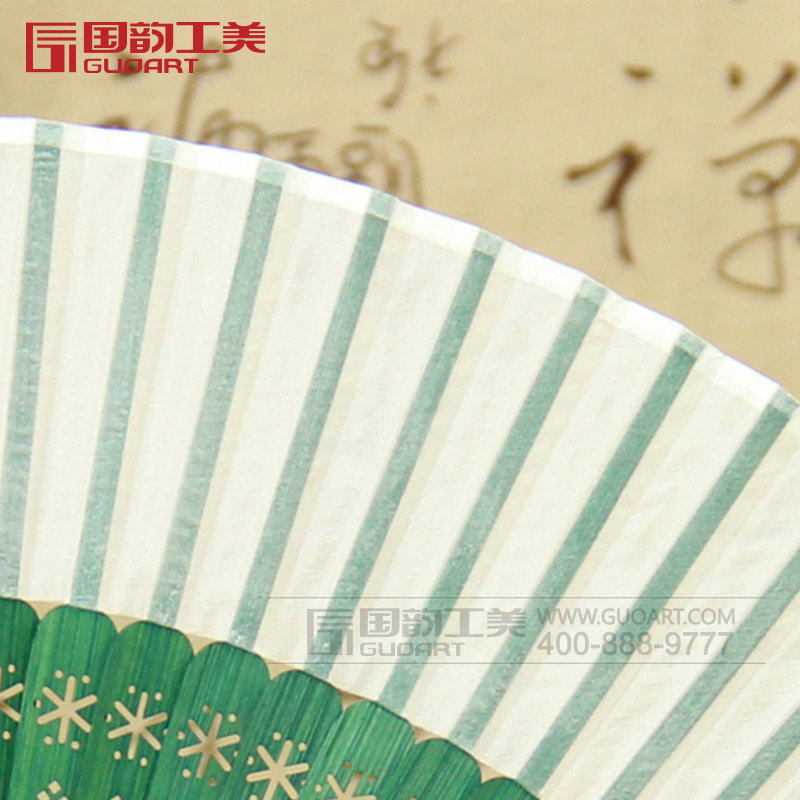 新款扇子手工雕刻扇骨娟扇定做