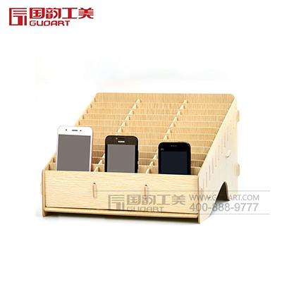 木质时尚遥控盒子桌面整理木盒铭牌手机盒子定做