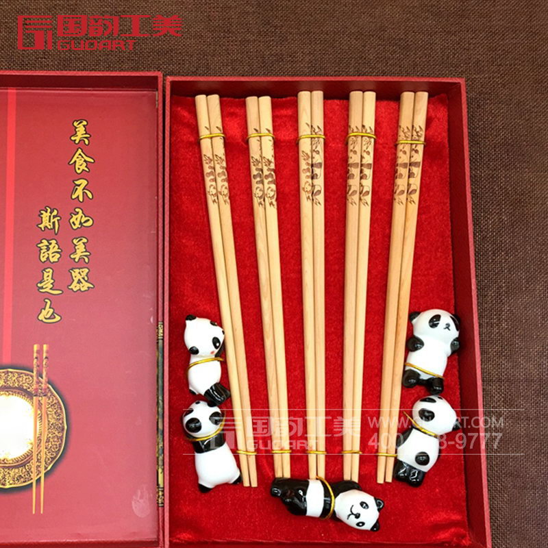 天然原木筷子中国风筷子定制