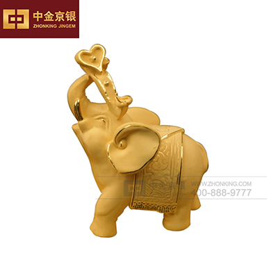 绒沙金工艺品 家居乔迁招财吉祥物装饰摆件礼品定制