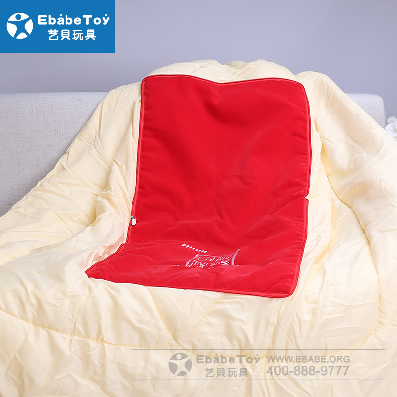 红色抱枕被 抱枕被定做 批量定制