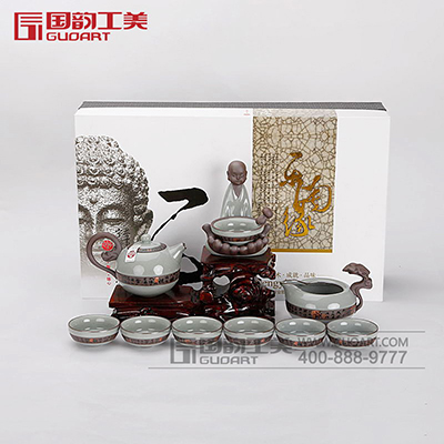 禅意陶瓷茶具瓷茶具套装定做