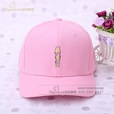 粉色女士广告帽定制logo 遮阳帽太阳帽时尚帽子批发