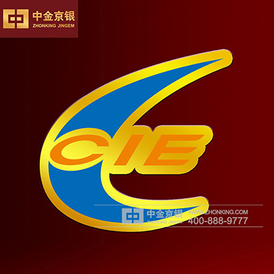 CIE徽章足金徽章定做