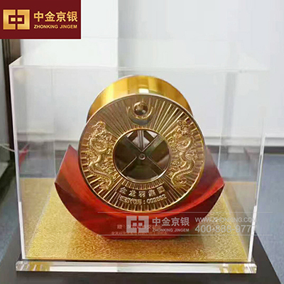 金龙羽集团摆件 绒沙金摆件定制