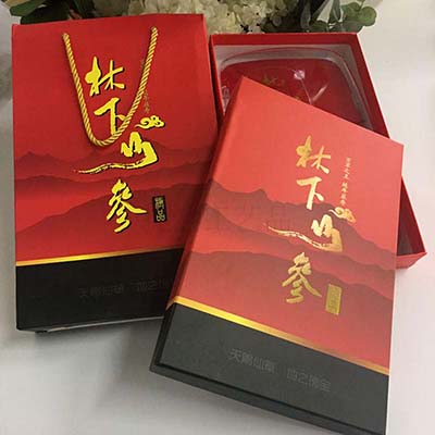 高档人参礼盒山参林下参礼盒包装盒空盒子塑料盒补品礼盒通用定制