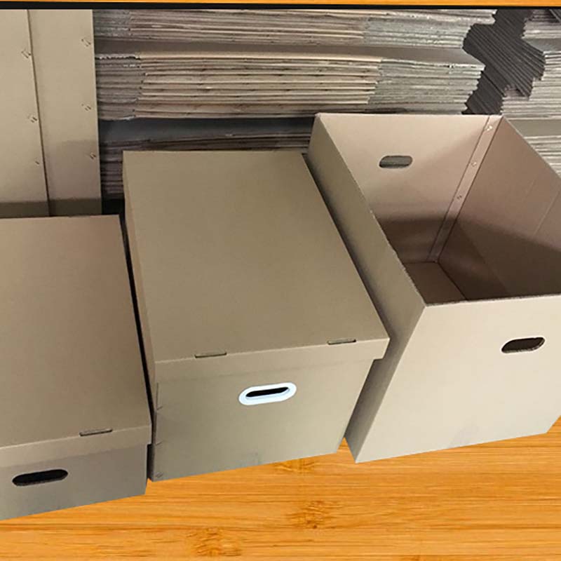 瓦楞纸箱带盖收纳神器整理箱储物箱定制