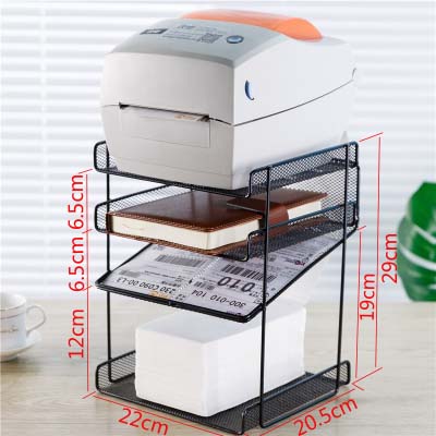  文件金属一体式四联办公用品架 办公用品整理收纳架办公用品筐铁