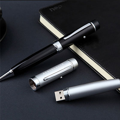 多功能U盘笔，激光头，LED灯，圆珠笔礼品个性定制LOGO商务礼品