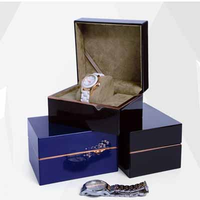 时尚烤漆手表盒高档整理盒展示盒包装礼品盒子单个表盒收纳盒定制