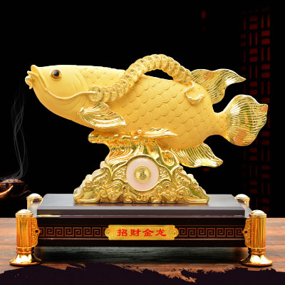 金银吉祥物招财金龙鱼定制