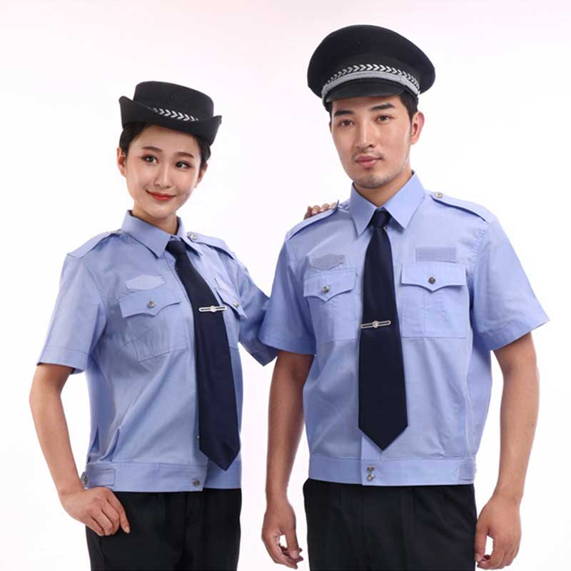 保安制服衬衫套装批量定制 