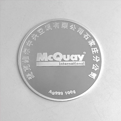 麦克维尔中央空调纪念章批量定制大货照 