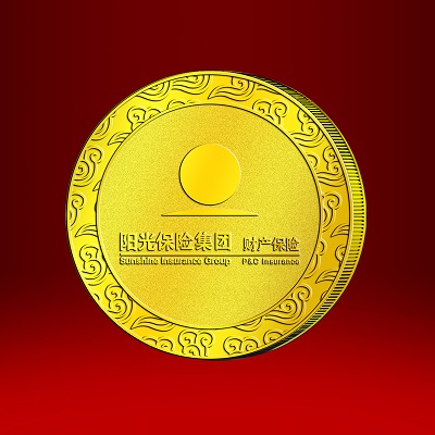 2019年3月 阳光保险集团足金纪念章定制