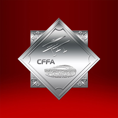 2019年04月 CFFA中国自由飞纯银徽章定制