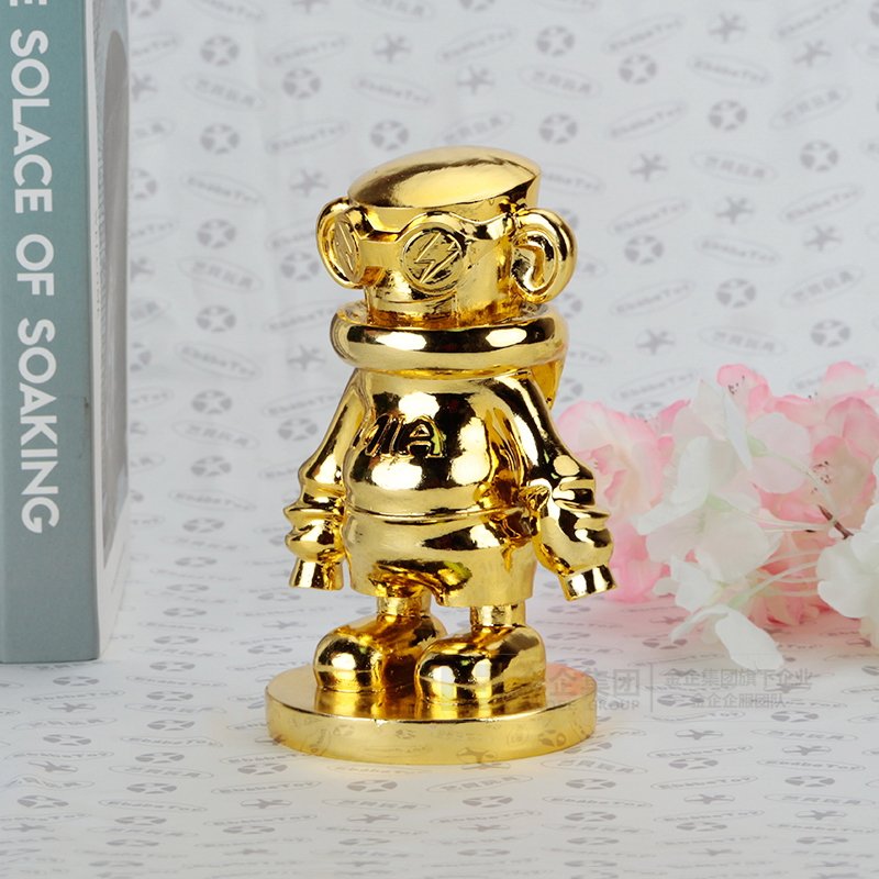 2019年04月  BEARBRICK 22代仿金树脂摆件定制