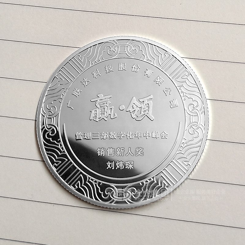 广联达科技股份有限公司纪念币定制 先进表彰礼品