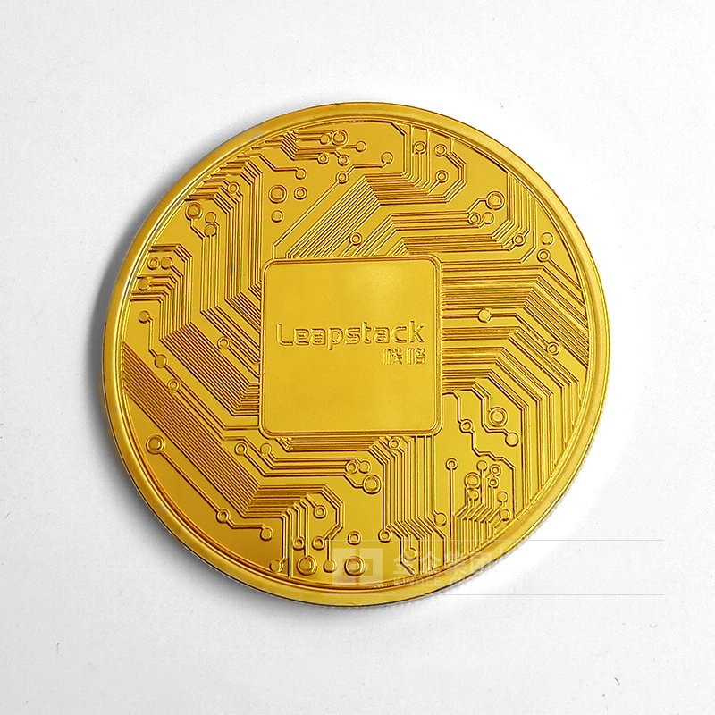 上海栈略数据科技有限公司纯铜纪念币定制 司庆纪念礼品