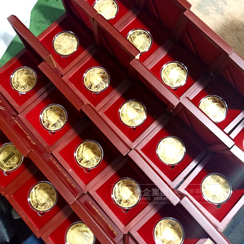 上海栈略数据科技有限公司纯铜纪念币定制 司庆纪念礼品