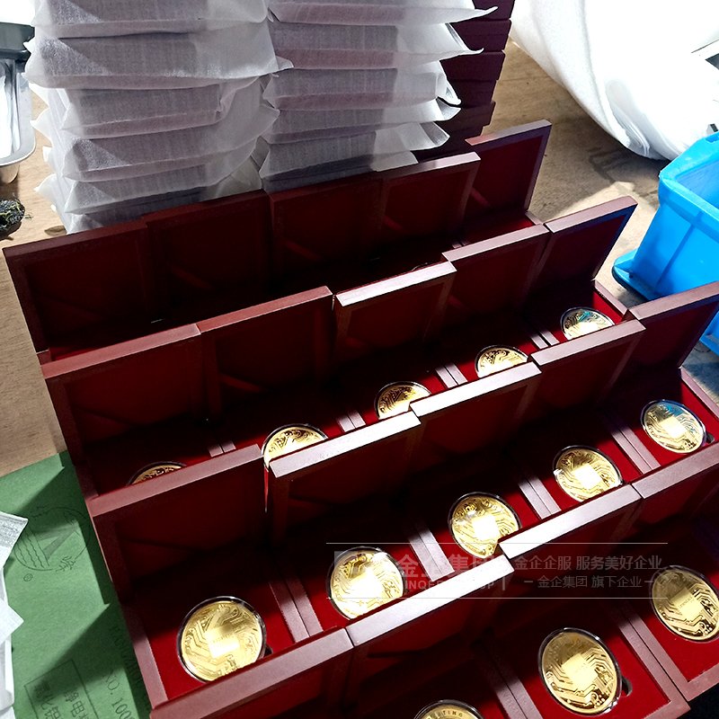 上海栈略数据科技有限公司纯铜纪念币定制 司庆纪念礼品