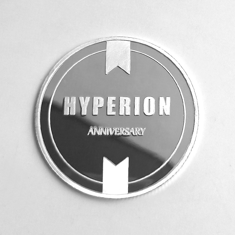 HYPERION-IT通信纯银纪念币定制 周年纪念礼品