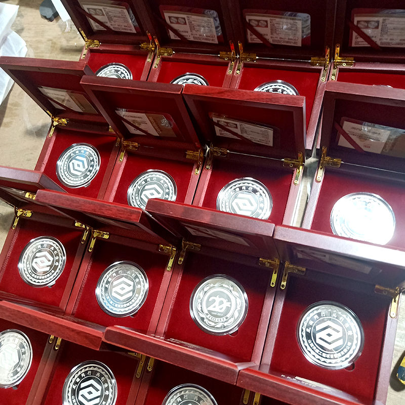 山西天缤工程项目管理有限公司纯银纪念币定制 周年纪念礼品
