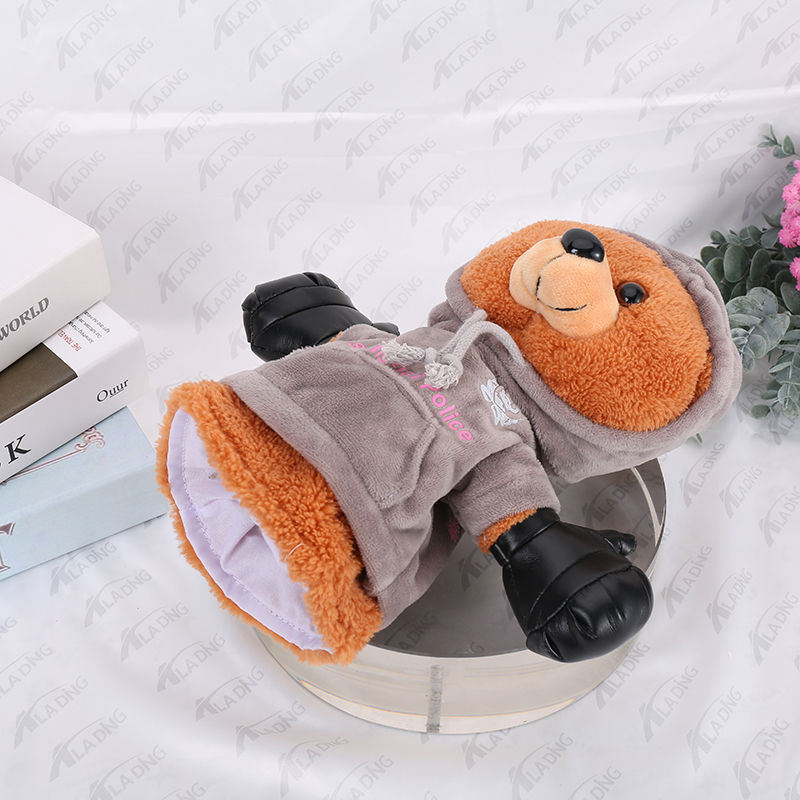 可爱小熊毛绒玩具企业吉祥物定制  学校小礼品批发定做供应