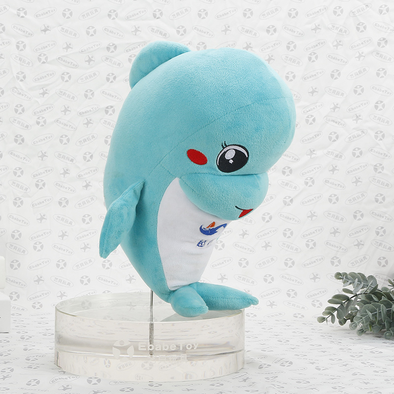 可爱小海豚毛绒玩具定制  企业吉祥物小礼品批发定做