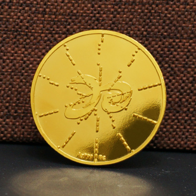 陆海科技IT通信足金徽章批量定制大货照