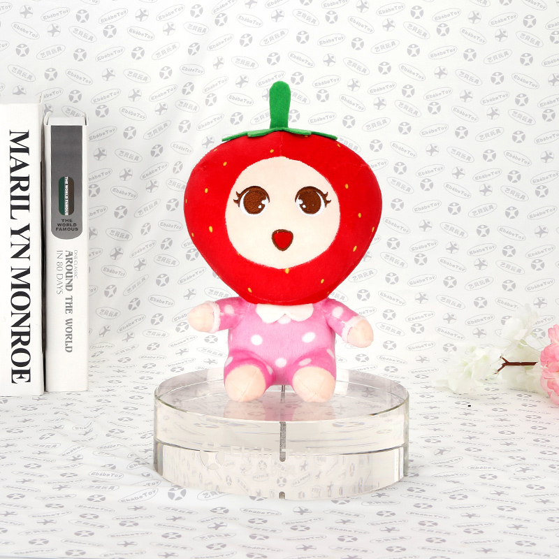 水果小人草莓玩偶定制  企业吉祥物儿童毛绒玩具批发定做