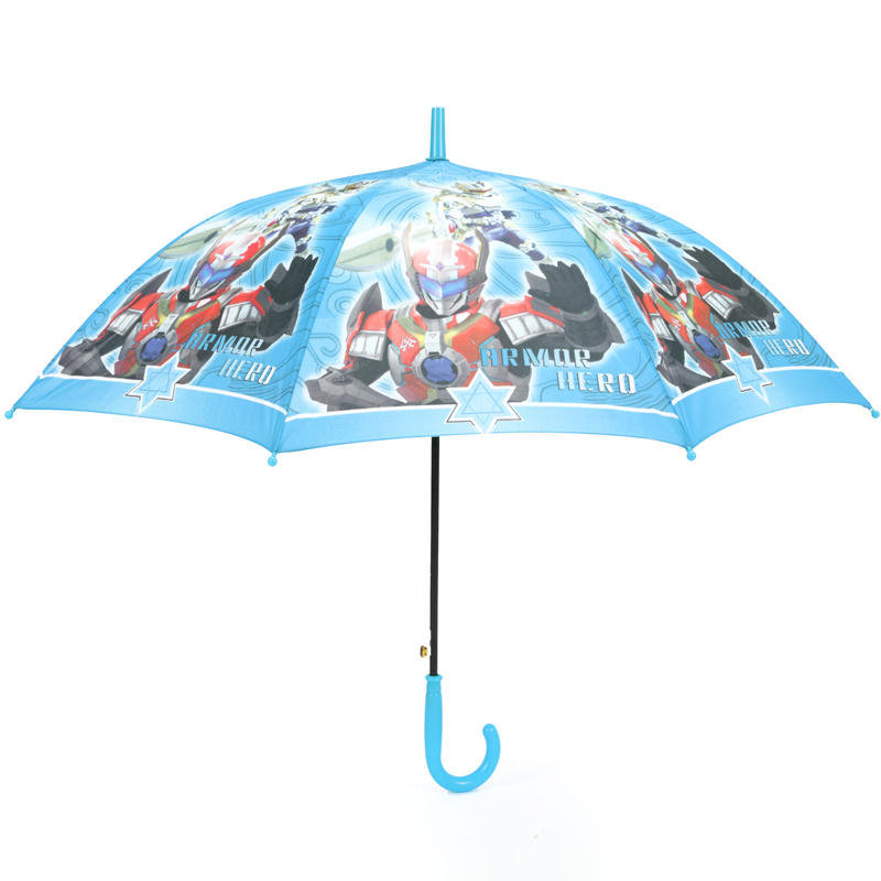 奥特曼图案儿童雨伞定制  可印图案卡通动漫雨伞批发定做  雨伞批发供应商