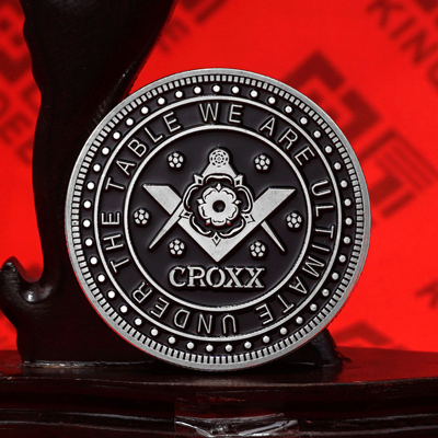 CROXX银彩印纯银纪念章定制  纪念章批发定做价格  纪念章供应商
