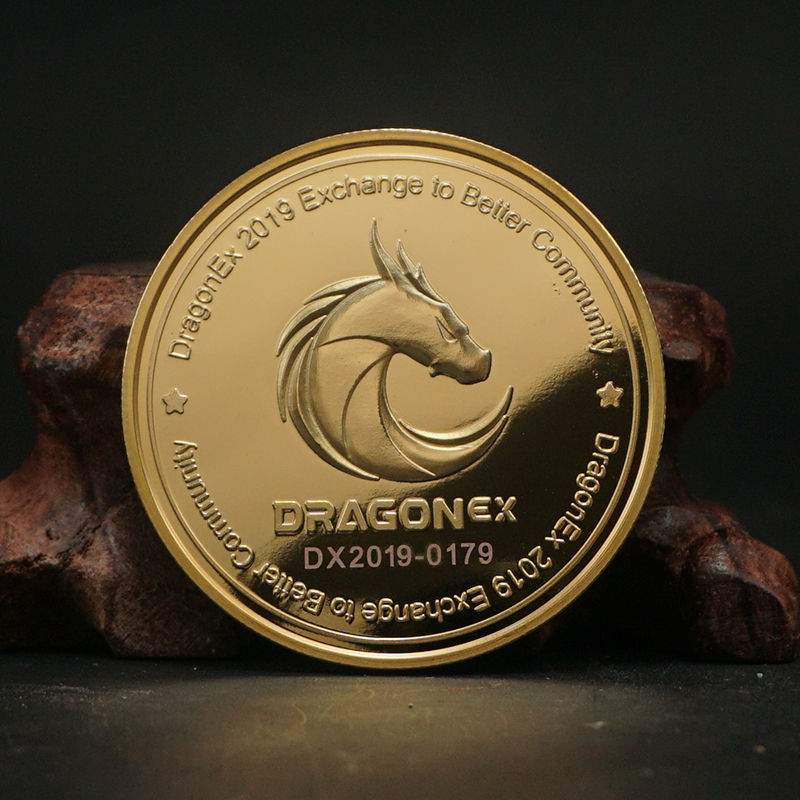 DRAGON纯金纪念章定制 形象宣传礼赠品