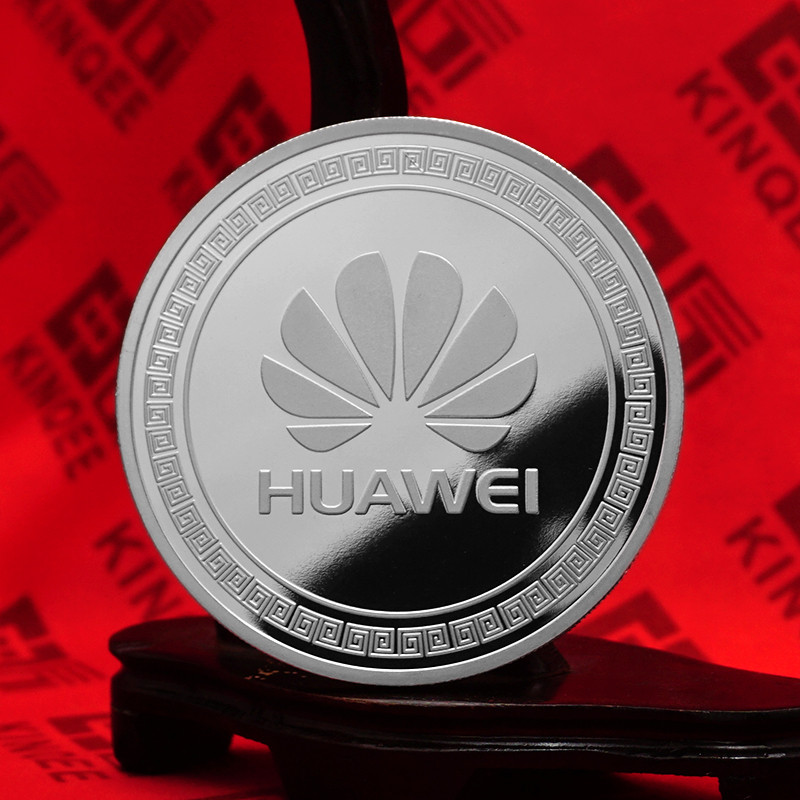 华为IT通信先进表彰纪念章定制 先进表彰礼赠品