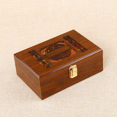 批量定制工艺木质木盒 高档保健礼品盒批发 通用木盒包装订做