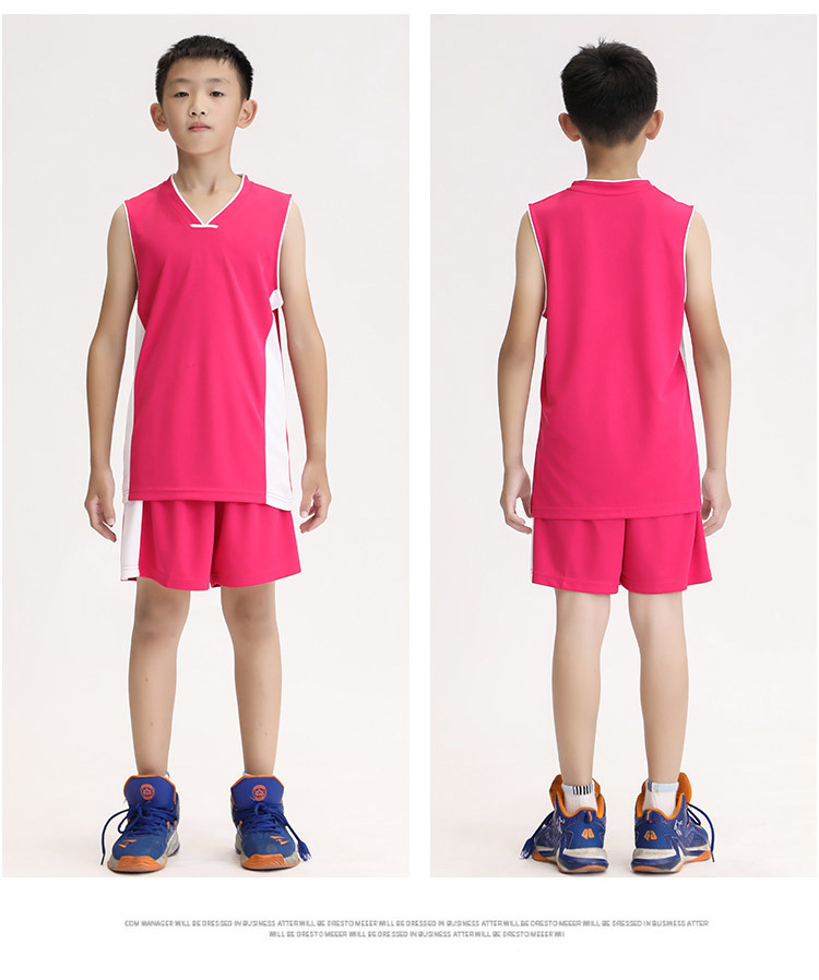 定制篮球服套装 训练比赛队服批发 成人儿童光板篮球衣工厂直销