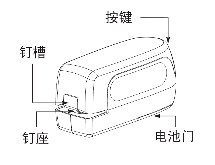 电动订书机 自动纸张装订机财务文件装订机 办公文具用品