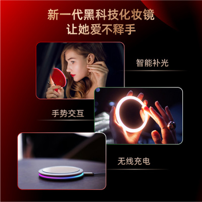 三八妇女节礼品礼物批发 女生朋友生日实用高端大气创意闺蜜网红化妆镜定制