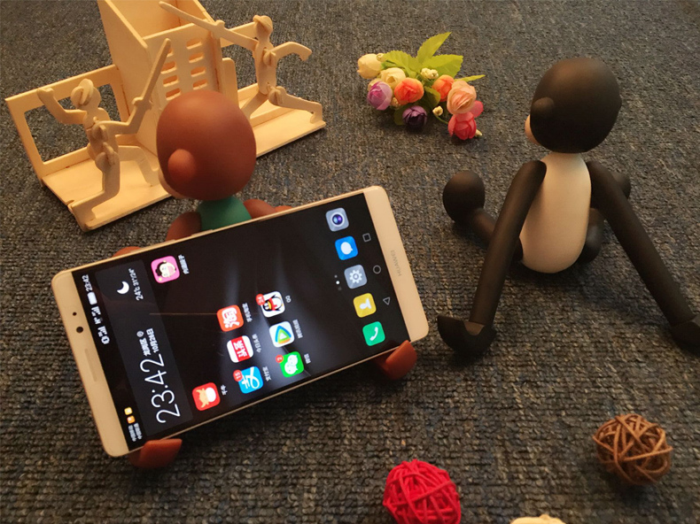 猴子手机支架订做 小猴可爱创意懒人桌面办公室小猫手机支架座礼品批发