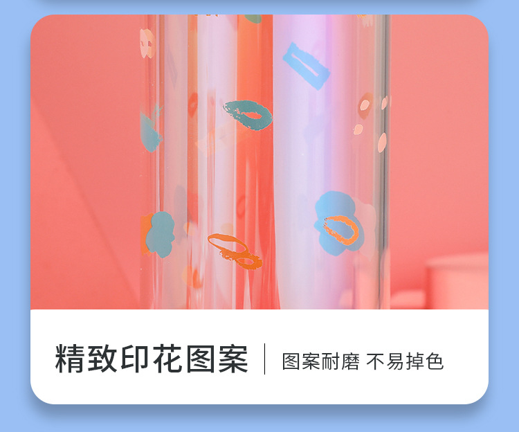 玻璃水杯厂家批发 玻璃杯定制logo 企业周年福利礼品直销